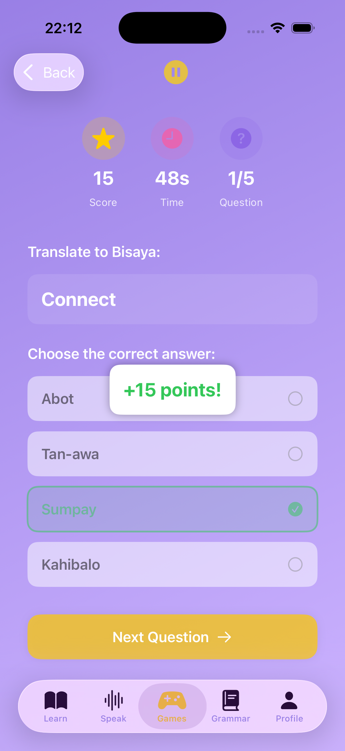 Bisaya Learn Screenshot 2