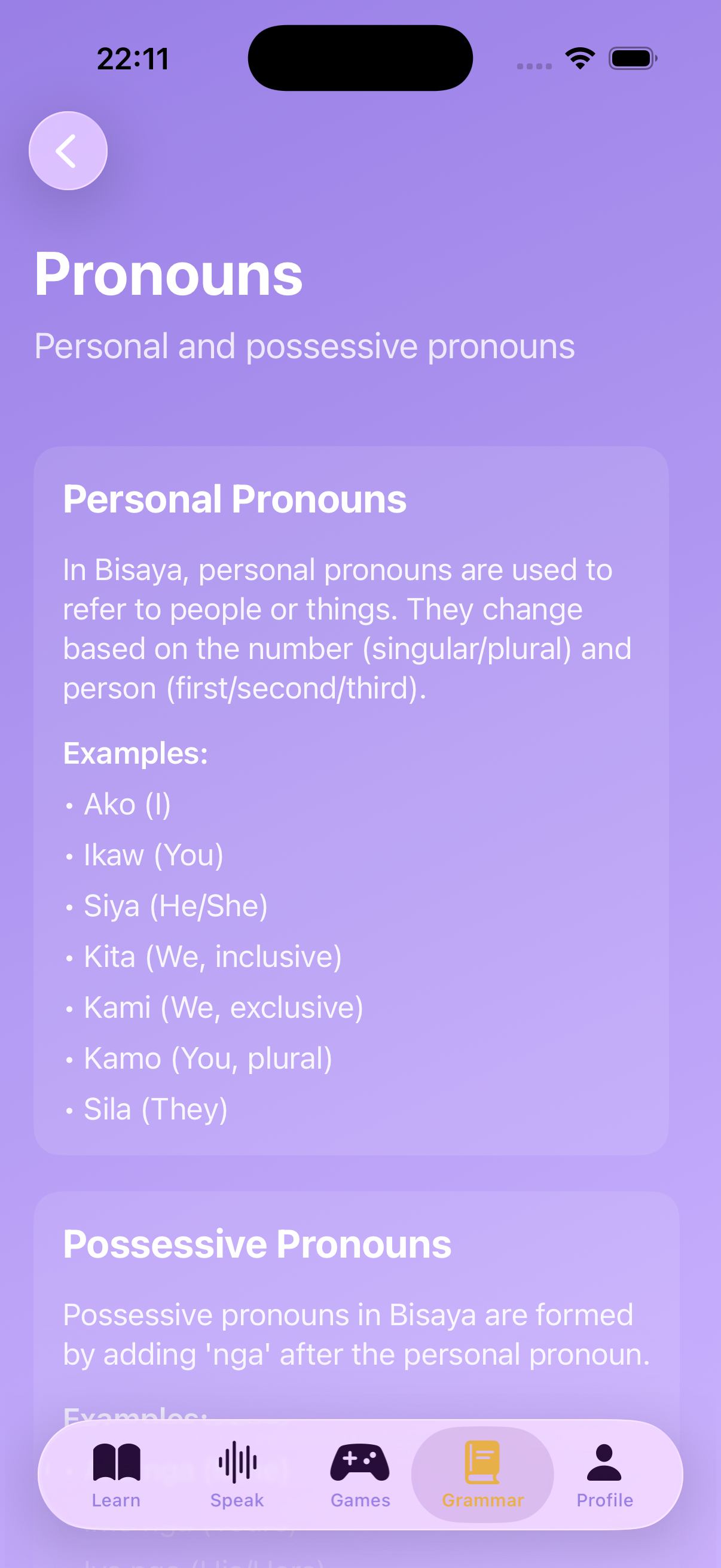 Bisaya Learn Screenshot 3